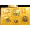 Image 2 : 1965 Canada six-piece Mint Set with .800 Fine Silver Voyageur Dollar in original cellophane and enve
