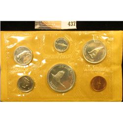 1867-1967 Canada  Confederation  Uncirculated Coin Mint Set in original cellophane and envelope as i