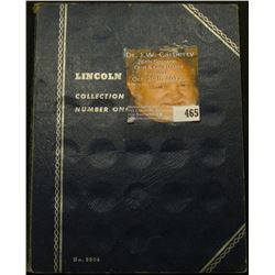 1909-40 Partial Set of Lincoln Cents in a Whitman folder, includes a 1909 P, 09 P VDB, 10 P, 11 P, 1