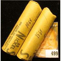 Pair of 1964 Gem BU Solid Date Rolls of "Beaver" Canadian Nickels. (80 pcs.)
