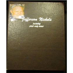 1938-2000 Complete Set of Jefferson Nickels in a Deluxe Whitman album. No proofs or over-dates.