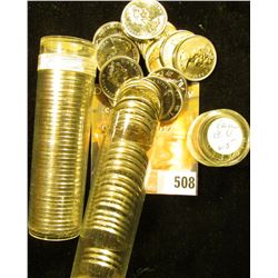 Pair of 1965 Gem BU Solid Date Rolls of  Beaver  Canadian Nickels. (80 pcs.)