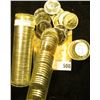 Image 1 : Pair of 1965 Gem BU Solid Date Rolls of "Beaver" Canadian Nickels. (80 pcs.)
