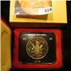 Image 1 : 1871-1971 British Columbia encased .500 Fine Silver Dollar in original box of issue. Prooflike.