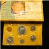 Image 1 : 1867-1967 Canada "Confederation" Uncirculated Coin Mint Set in original cellophane and envelope as i