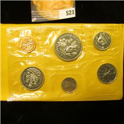 1870-1970 Royal Canadian Mint Set with Manitoba Commemorative Dollar. In original cellophane and gov