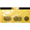 Image 1 : Group of (5) Gem BU 1968 "Voyageur" Dollar Coins in original Royal Canadian Mint cellophane and hold