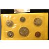 Image 1 : 1870-1970 Royal Canadian Mint Set with Manitoba Commemorative Dollar. In original cellophane and gov