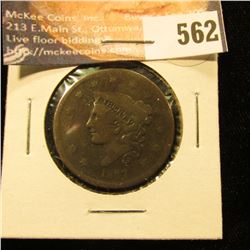 1837 U.S. Large Cent, AG.