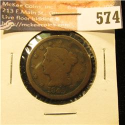 1845 U.S. Large Cent, G.