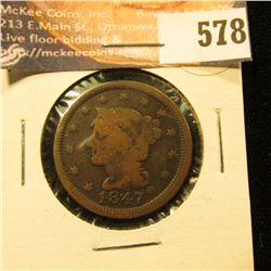 1847 U.S. Large Cent, G.