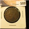 Image 1 : 1852 U.S. Large Cent, VG.