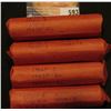 Image 1 : (4) Rolls of Lincoln Cents, sorted by date. Includes 1935S to 58D only.