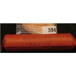 (32) 1916P & (18) Mixed 1918 P & D Lincoln Cents in a paper wrapper.