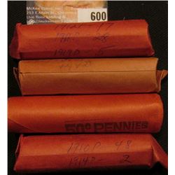 (200) U.S. Lincoln Cents dating back to 1910 in paper wrappers.