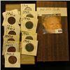Image 1 : 3.25" x 6.5" 1 1/2" x 1 1/2" Double Row Stock Box full of Lincoln Cents dating 1941-43. Some nicer g