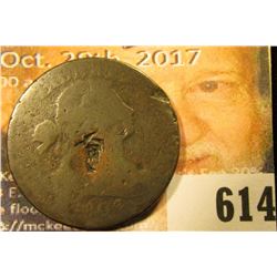 1803 U.S. Large Cent, Fair-AG, & damage.