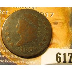 1808 U.S. Large Cent, VG.