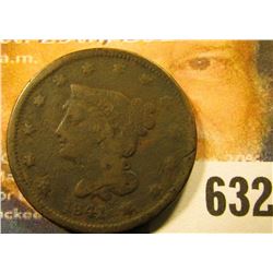 1841 U.S. Large Cent, VG.