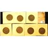 Image 4 : (7) U.S. Large Cents 1846-1850 with Various wear and damages.