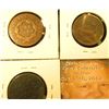 Image 5 : (3) U.S. Large Cents 1830 G, 1854 VF and Draped Bust Type.