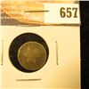 Image 1 : 1853 3-Cent Silver, G.