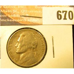 1950 D VF, Jefferson Nickel.