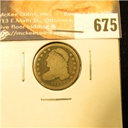 1837 Bust Dime. G.