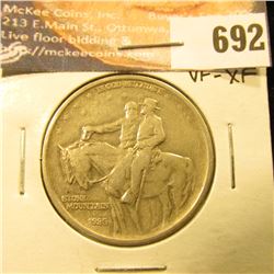 1925 Stone Mountain Commemorative Half Dollar, VF-EF.