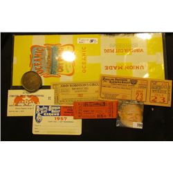 Advertising mirror "A Souvenir From the Universal Theatres Concession Co., Chicago, Ill. Made in Ger