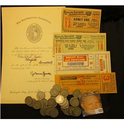 December 4, 1893 acknowledgement from  The Smithsonian Institution  signed by the Assistant Secretar