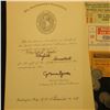 Image 3 : December 4, 1893 acknowledgement from "The Smithsonian Institution" signed by the Assistant Secretar