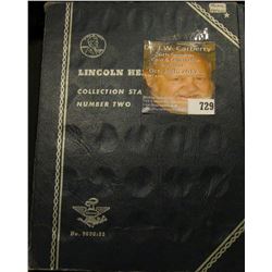 1941-65 partial Lincoln Cent Set in a blue Whitman folder. (70 pcs.) Grades to BU.