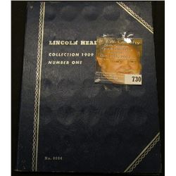 1912-40 partial Lincoln Cent Set in a blue Whitman folder.