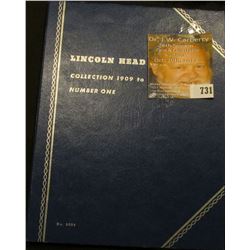 1909-45 partial Lincoln Cent Set in a blue Whitman folder.