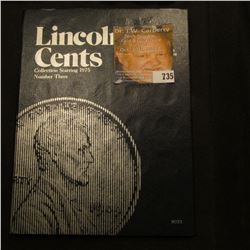 1975-2005 partial Lincoln Cent Set in a blue Whitman folder. Many BU coins.