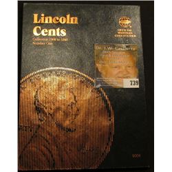 1917-40 partial set of Lincoln Cents in a blue Whitman folder.