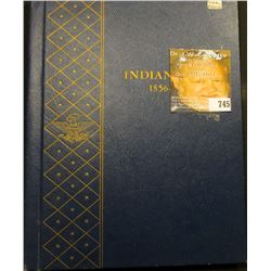 1858-1909 Partial Set of Indian Head Cents in a Deluxe Whitman album. Includes a pair of Flying Eagl