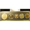Image 1 : Snaptite case containing 1904 Indian Cent, 1906 Liberty Nickel, 1978S Proof Dime, 1970 S Proof Quart
