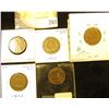 Image 2 : 1859 Fine, 1863 AF, 1865 G, 1873 G, & 1909 Fine U.S. Indian Head Cents.