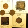Image 3 : (10) Indian Head Cents, dating 1863-1899, all different dates, various grades.
