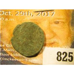 Roman Copper Coin most likely of Constantius. A.D. 337-361.