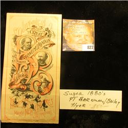 Super Rare "Souvenir of Great P.T. Barnum/Barnum and London/15 United/Shows Illustrating a few of th