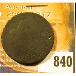 1802/3?? U.S. Large Cent, Fair, (holed)