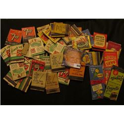 Nice collection of Old Match Book Advertising Covers.