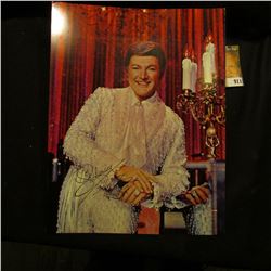 8" x 10 3/4" Colored Portrait autographed by "Liberace".