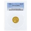 Image 1 : 1928 $2 1/2 Indian Head Quarter Eagle Gold Coin PCGS MS62