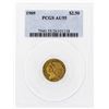 1909 $2 1/2 Indian Head Quarter Eagle Gold Coin PCGS AU55