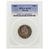 Image 1 : 1883 Kingdom of Hawaii Quarter Coin PCGS AU53