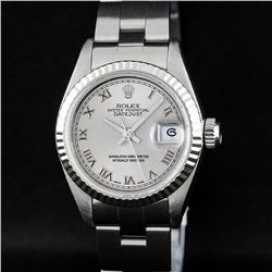 Rolex Stainless Steel Datejust Ladies Wristwatch